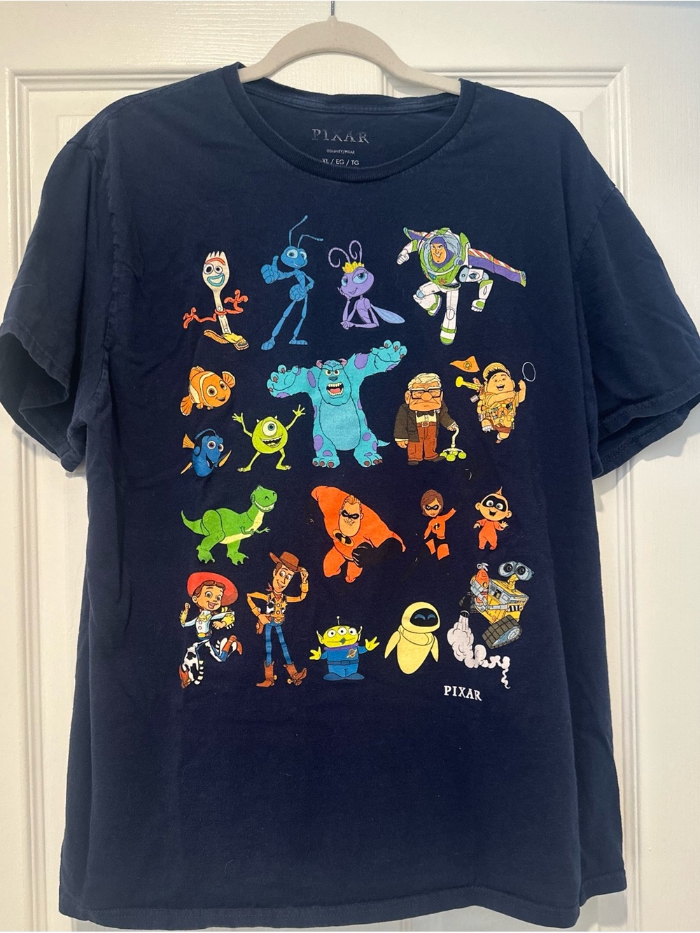 Pixar Characters Navy Short Sleeve Tee
For Women/Men 🩷💙